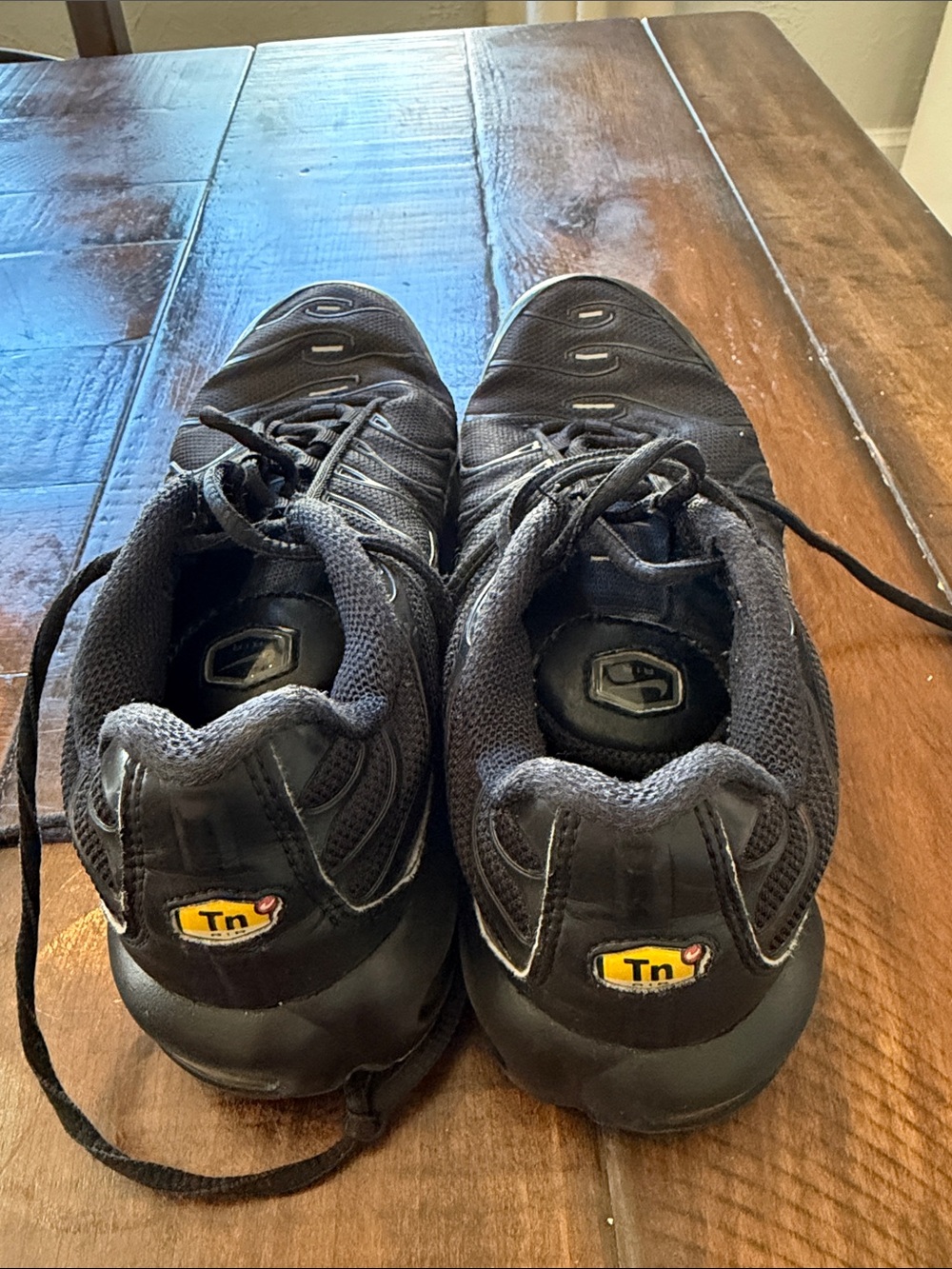 Nike Black 7Y TN Running Sneakers